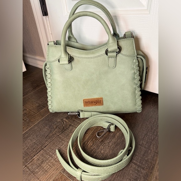 Wrangler Handbags - Wrangler Light Green Women's Satchel